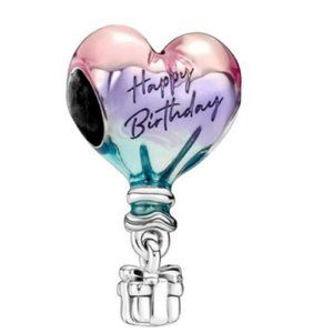 Happy Birthday Hot Air Balloon Charm